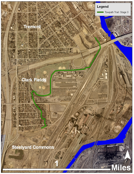 Towpath Trail Stage 3 Aerial View