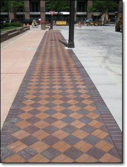 The transit project included a redesign of streetscape elements